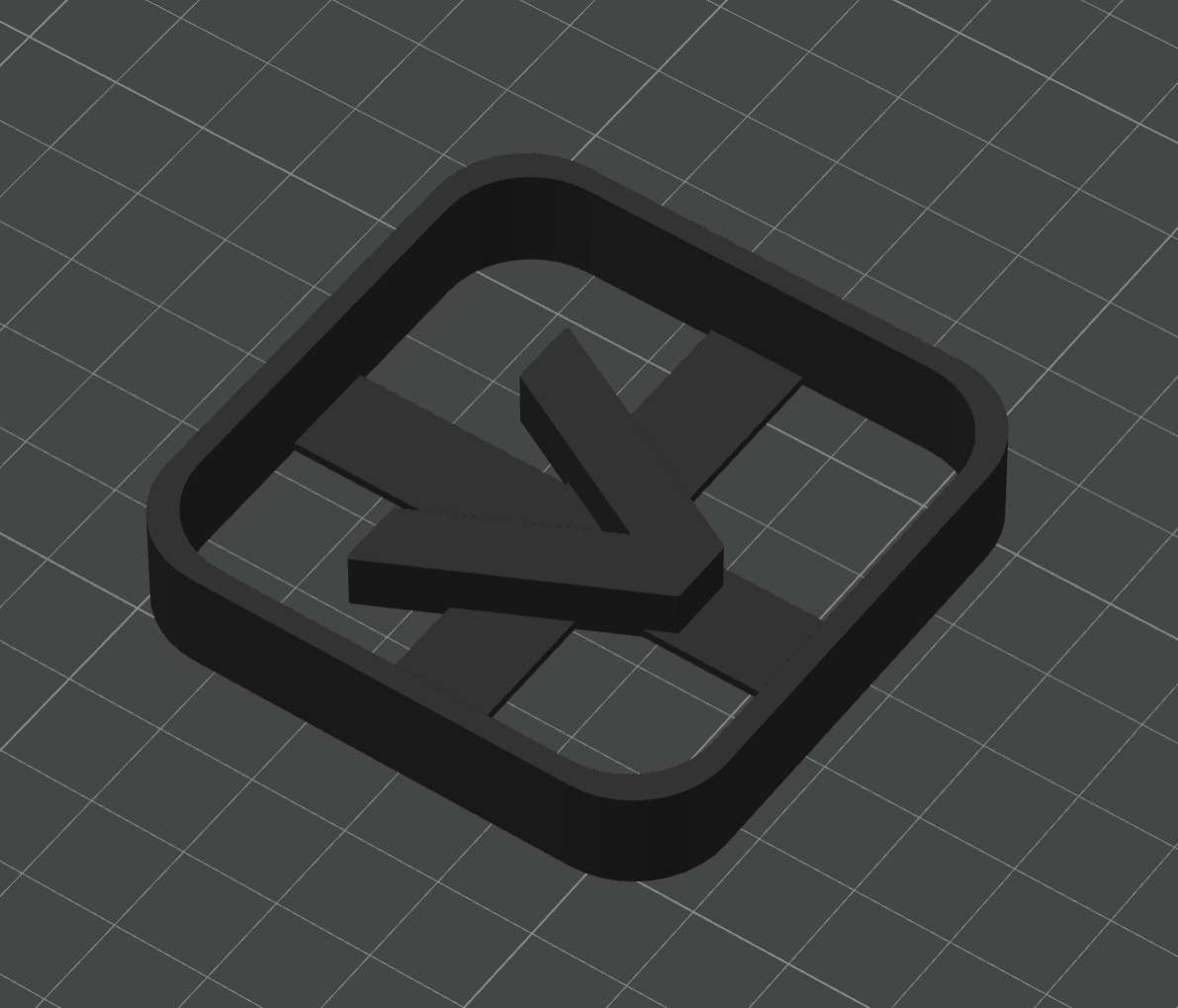 3D preview of the Splunk cookie cutter